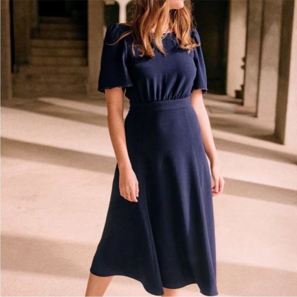 ✨Sezane Navy Lady Dress